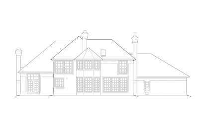 European House Plan #2559-00500 Elevation Photo