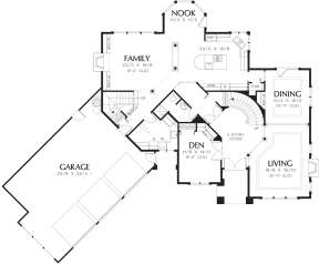 Main Floor  for House Plan #2559-00500