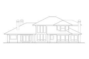 Contemporary House Plan #2559-00502 Elevation Photo