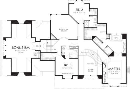 Second Floor for House Plan #2559-00503
