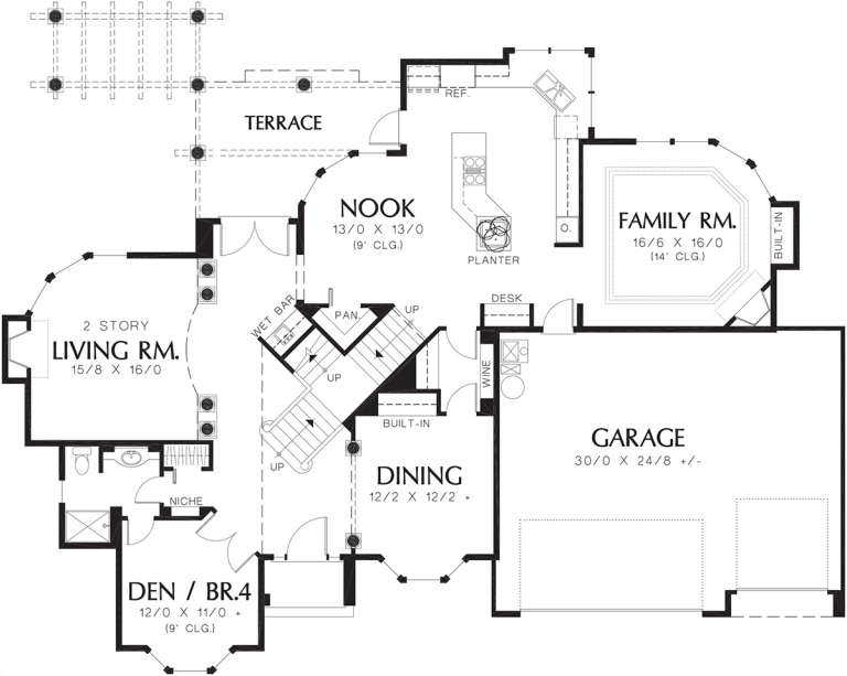 House Plan House Plan #12297 Drawing 1