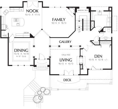 Main Floor  for House Plan #2559-00507