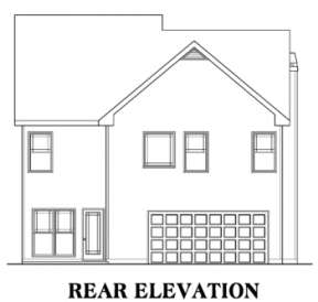 Country House Plan #009-00105 Elevation Photo