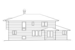 Prairie House Plan #2559-00508 Elevation Photo