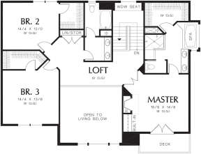 Second Floor for House Plan #2559-00508