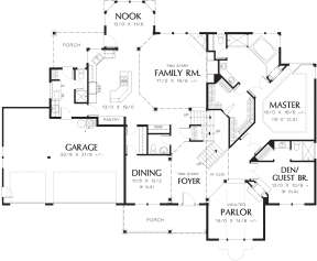 Main Floor  for House Plan #2559-00509