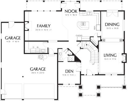 Main Floor  for House Plan #2559-00512