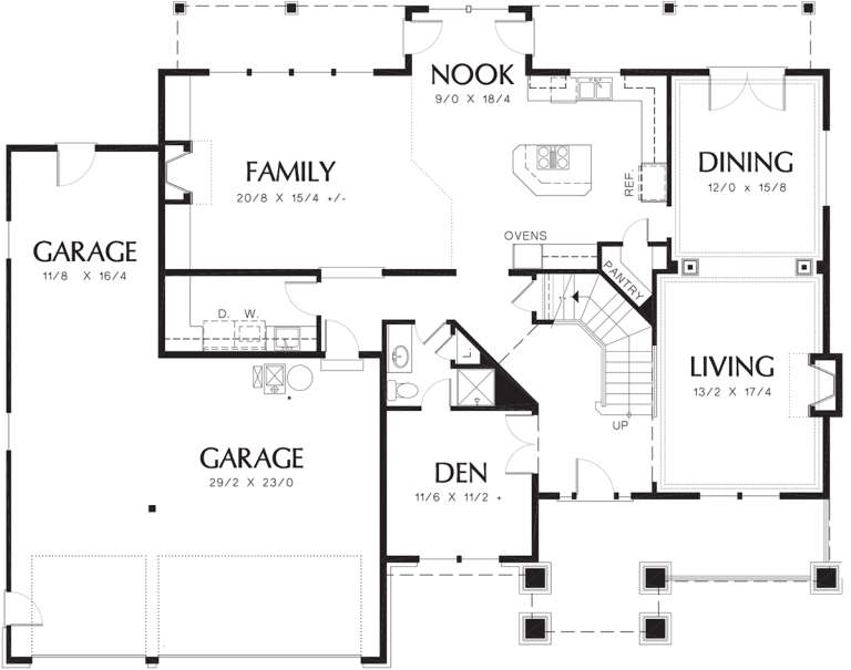 House Plan House Plan #12304 Drawing 1