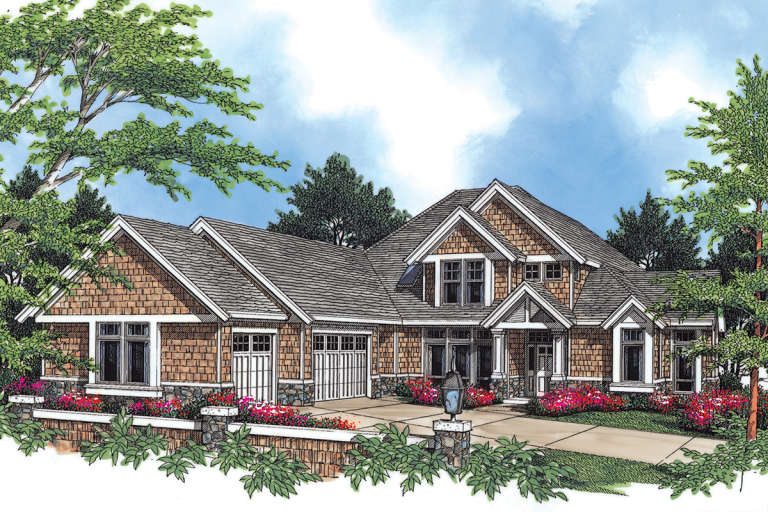 Craftsman House Plan #2559-00514 Elevation Photo
