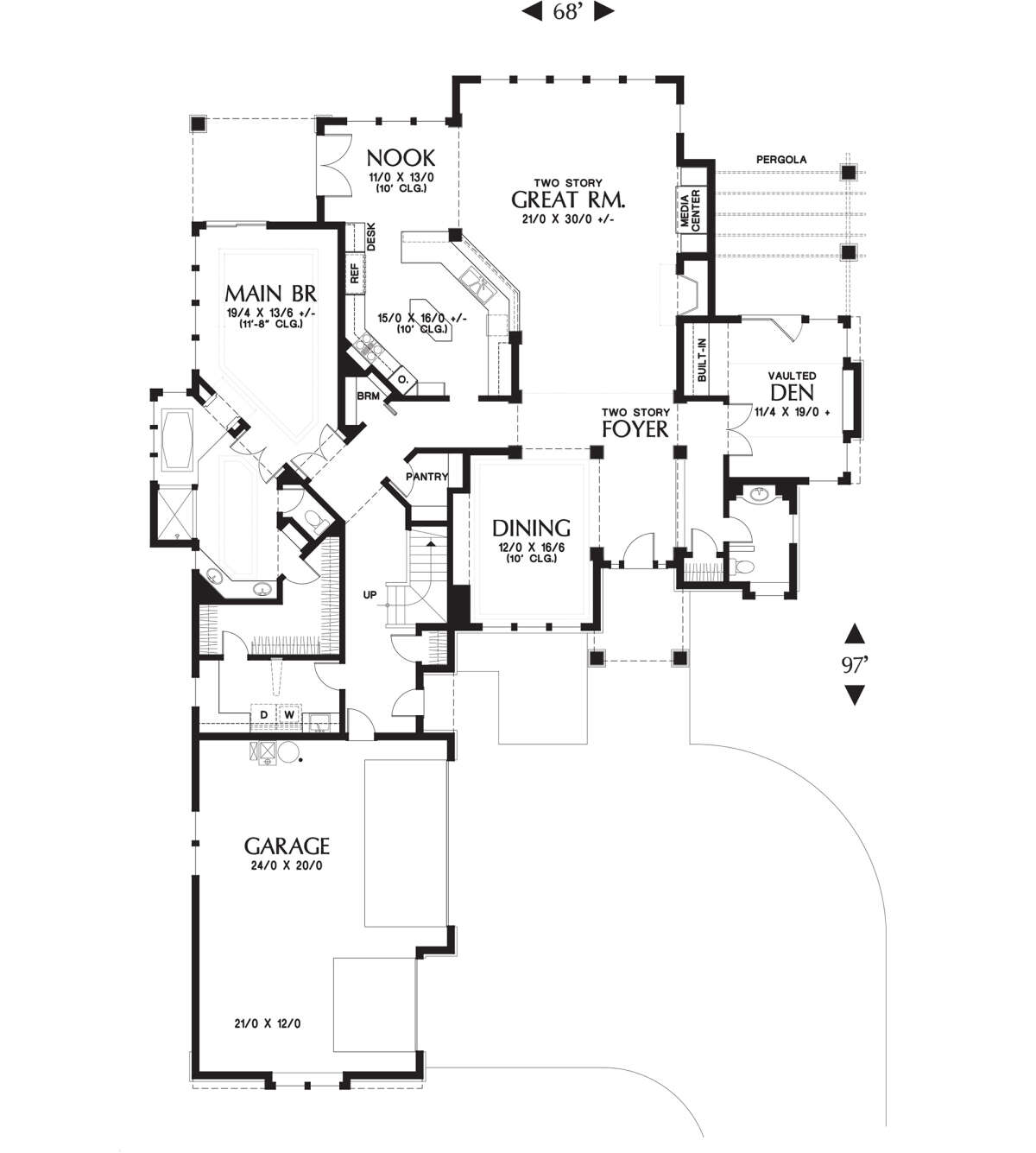 Main Floor for House Plan #2559-00514