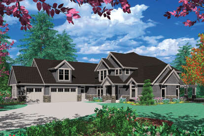 Craftsman House Plan #2559-00515 Elevation Photo