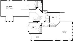 Second Floor for House Plan #2559-00515