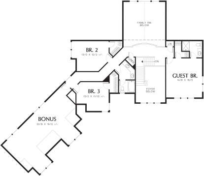 Second Floor for House Plan #2559-00516