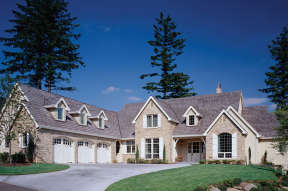European House Plan #2559-00519 Elevation Photo
