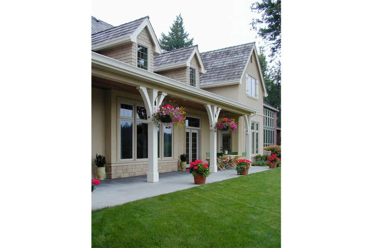 European House Plan #2559-00519 Elevation Photo