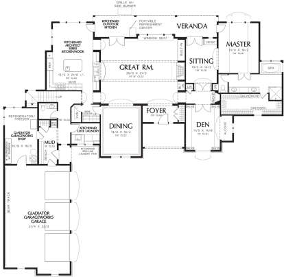 Main Floor  for House Plan #2559-00519