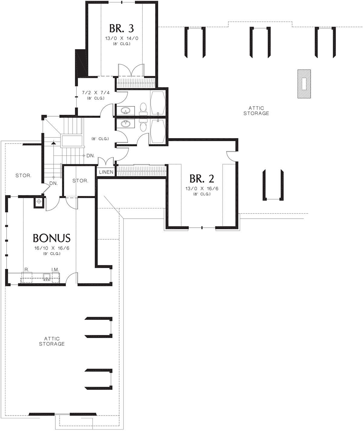 Second Floor for House Plan #2559-00519