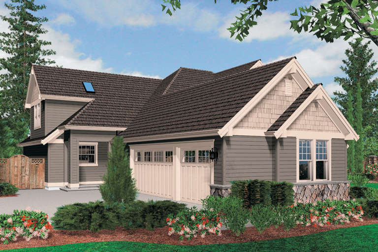 Craftsman House Plan #2559-00521 Elevation Photo