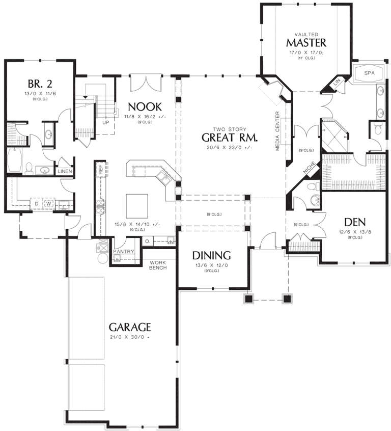 House Plan House Plan #12313 Drawing 1