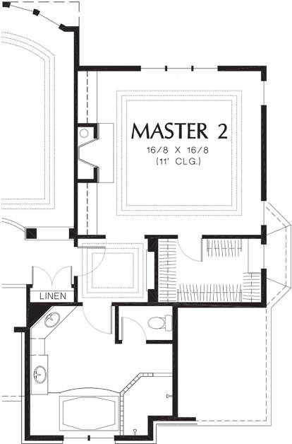 Optional Master Design for House Plan #2559-00522