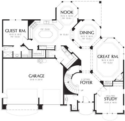 Main Floor  for House Plan #2559-00523