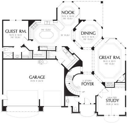 Main Floor  for House Plan #2559-00523