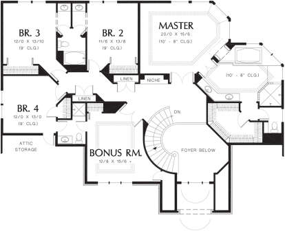 Second Floor for House Plan #2559-00523