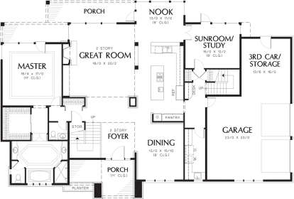 Main Floor  for House Plan #2559-00525