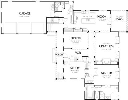 Main Floor  for House Plan #2559-00526
