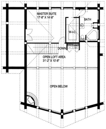 Second Floor for House Plan #039-00014