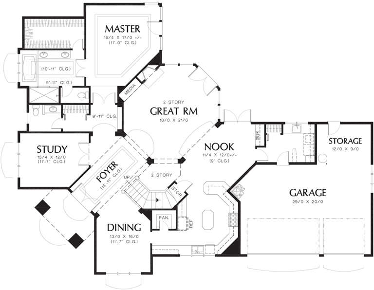 House Plan House Plan #12320 Drawing 1