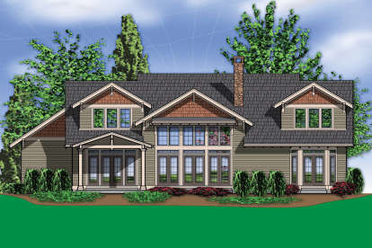 Craftsman House Plan #2559-00529 Elevation Photo