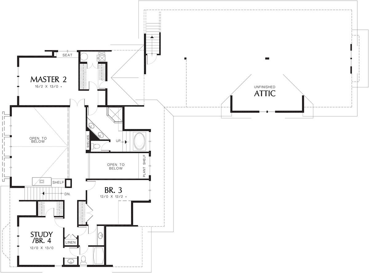 Second Floor for House Plan #2559-00529