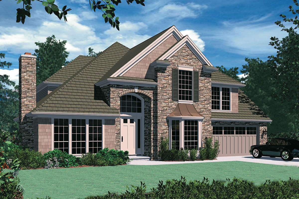 Traditional House Plan #2559-00530 Elevation Photo