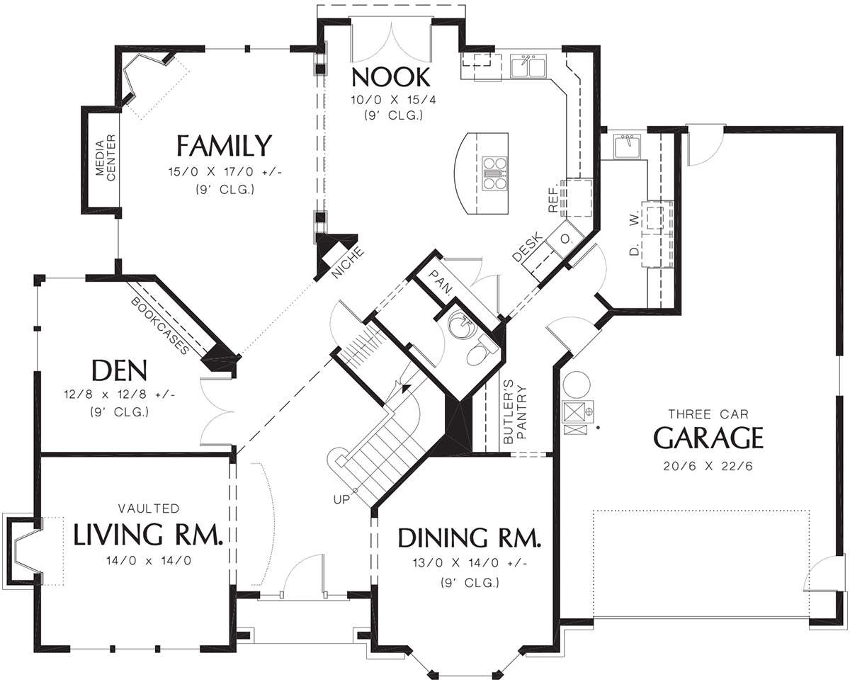 Main Floor  for House Plan #2559-00530