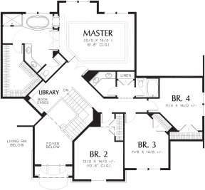 Second Floor for House Plan #2559-00530