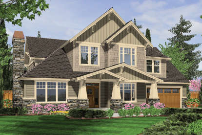 Craftsman House Plan #2559-00531 Elevation Photo