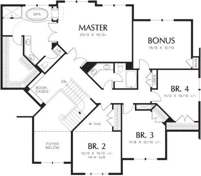 Second Floor for House Plan #2559-00531