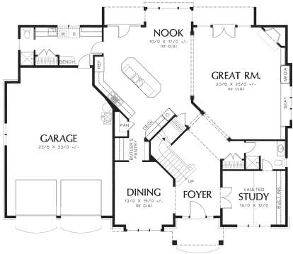 Main Floor  for House Plan #2559-00532