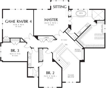 Second Floor for House Plan #2559-00532