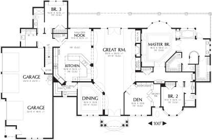 Main Floor  for House Plan #2559-00533