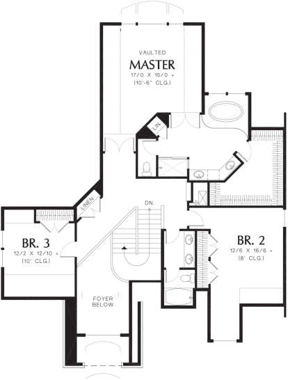 Second Floor for House Plan #2559-00536