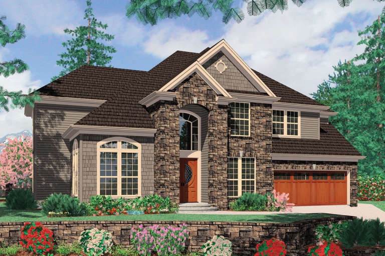 House Plan House Plan #12330 Front Elevation