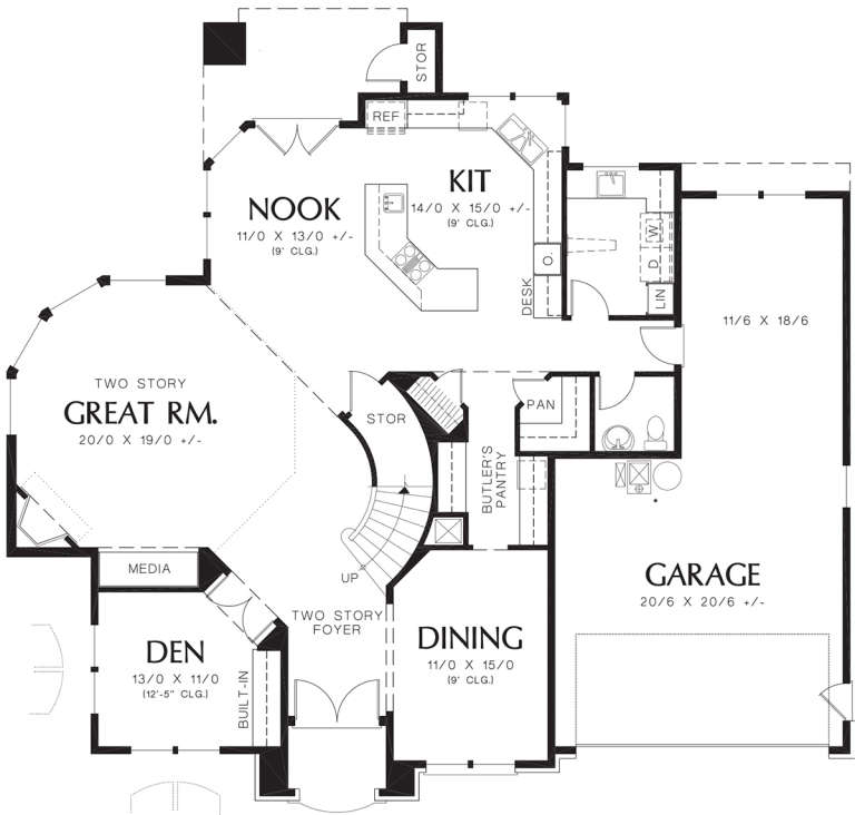 House Plan House Plan #12330 Drawing 1
