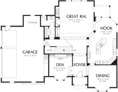 Main Floor  for House Plan #2559-00539