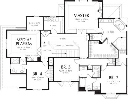 Second Floor for House Plan #2559-00539