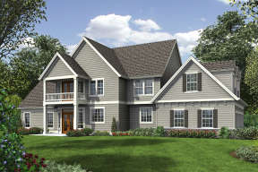 Craftsman House Plan #2559-00540 Elevation Photo