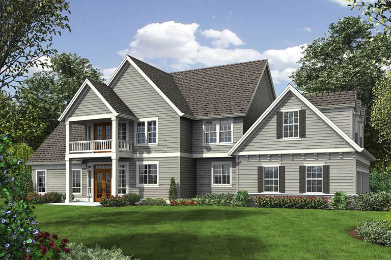 Craftsman House Plan #2559-00540 Elevation Photo
