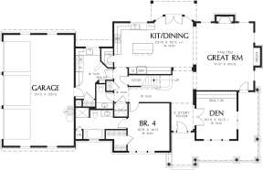 Main Floor  for House Plan #2559-00540