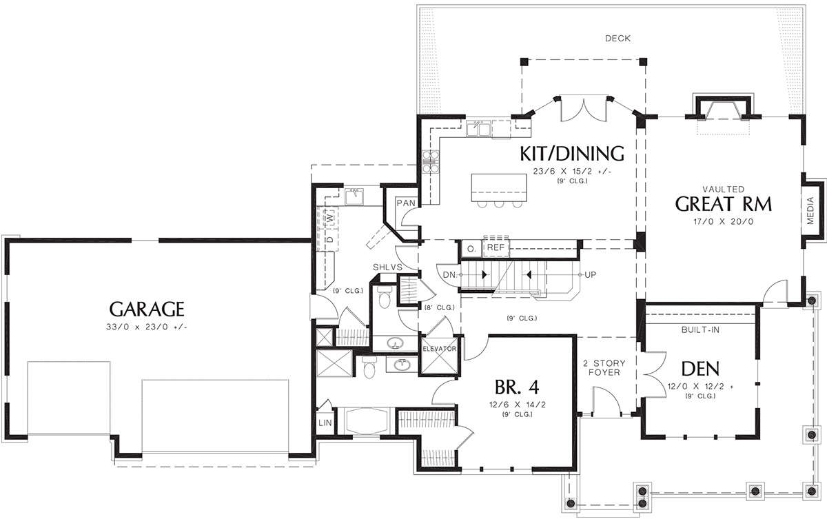 Main Floor  for House Plan #2559-00541